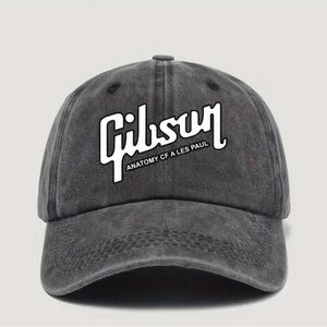 NEW Gibson Men's Charcoal Cap